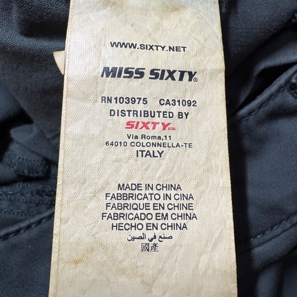 MISS SIXTY Cotton Olive Green Cargo Joggers Multi Pocket Low Rise US Sz 32 - Picture 8 of 11